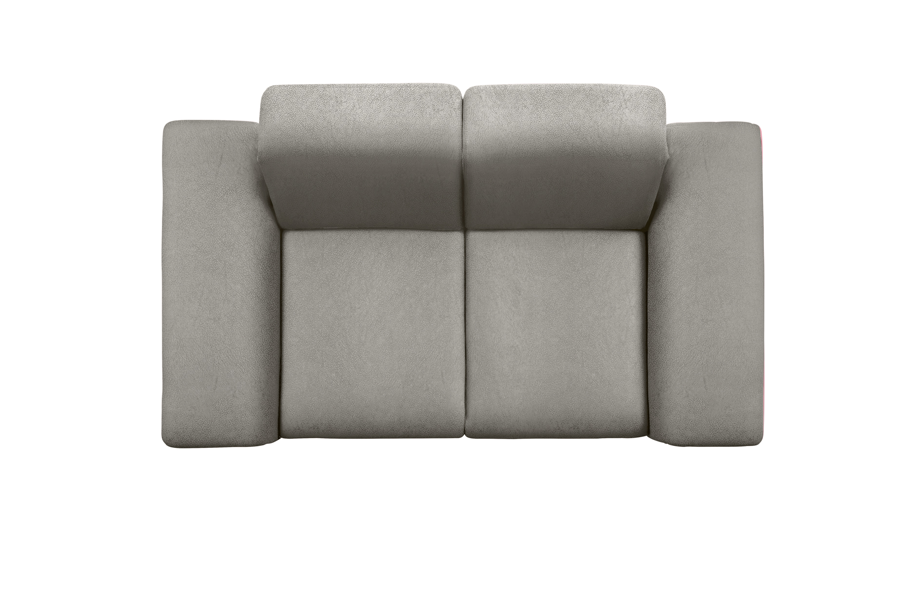 polsterpower 2,5-Sitzer Boxspringsofa - Saddle alu - Basismodell