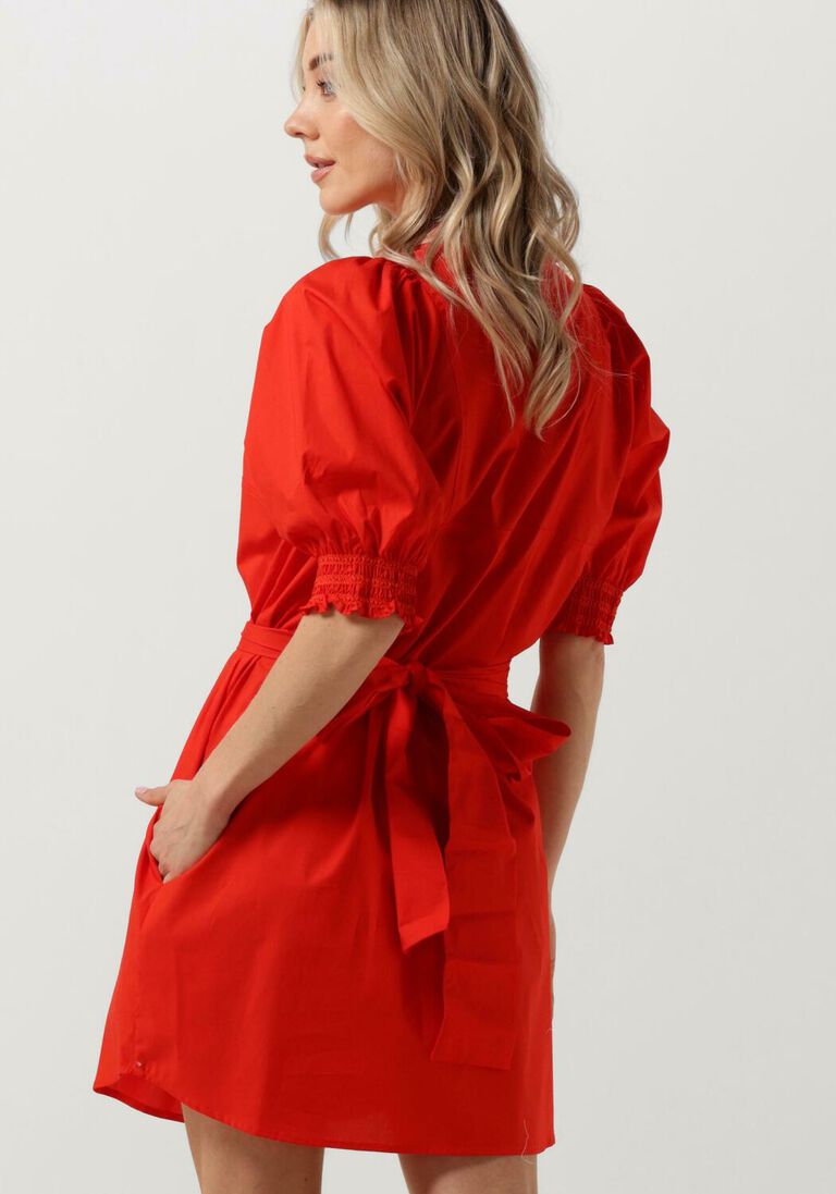 TWINSET MILANO rode twinset milano mini jurk woven dress