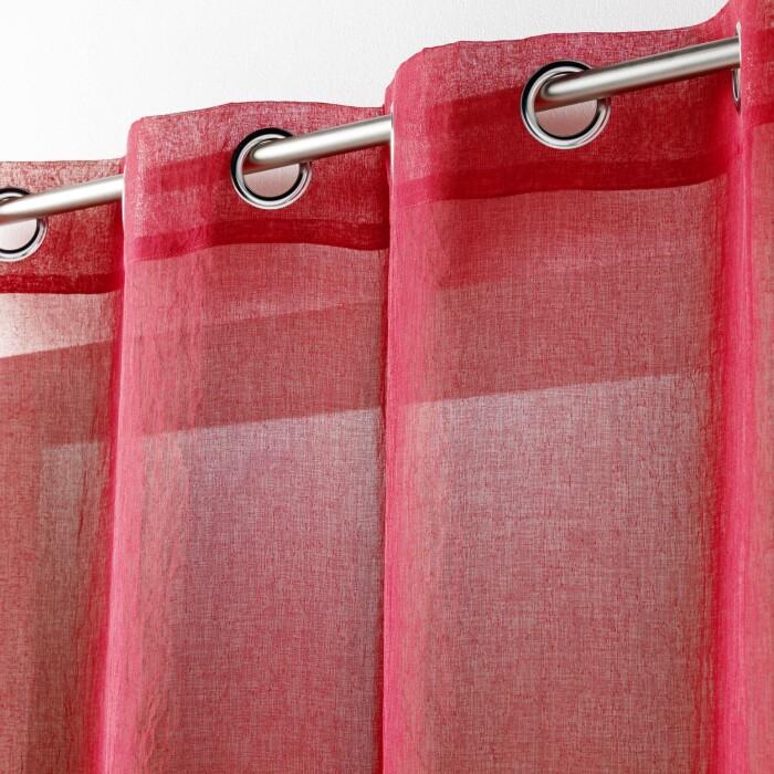 PANNEAU A OEILLETS 140X240CM TELMA ROUGE