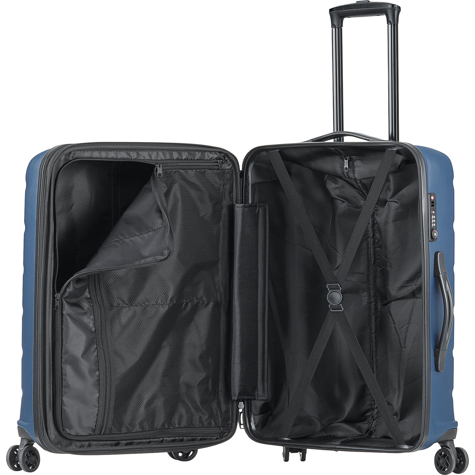 Peru Koffer-Set S+M, ABS, 4DR, blau