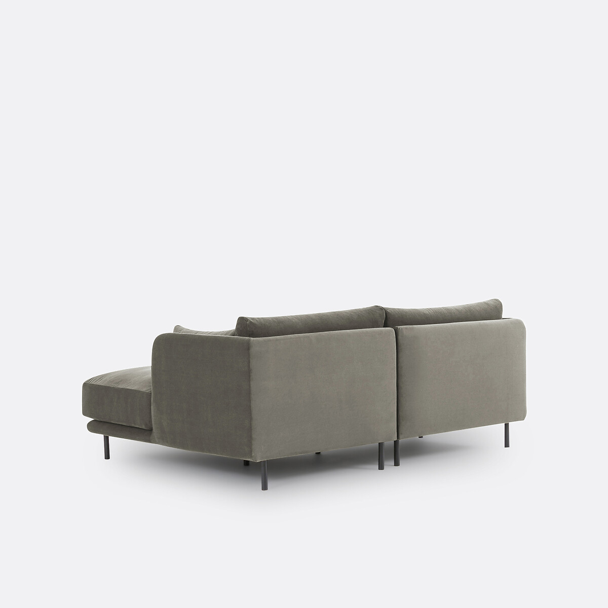 LA REDOUTE INTERIEURS<br>Sofá retangular compacto, veludo Victor