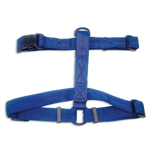 Coleira azul de náilon para cães