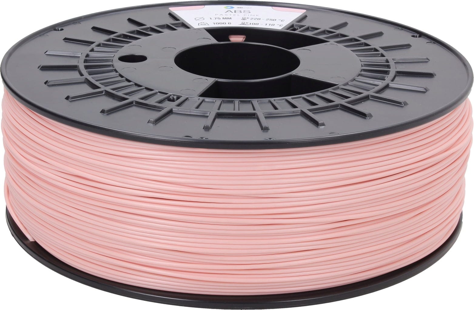3DJAKE  ABS Pastellpink, 1,75 mm / 1000 g    ABS Filament für industrielle Anwendungen