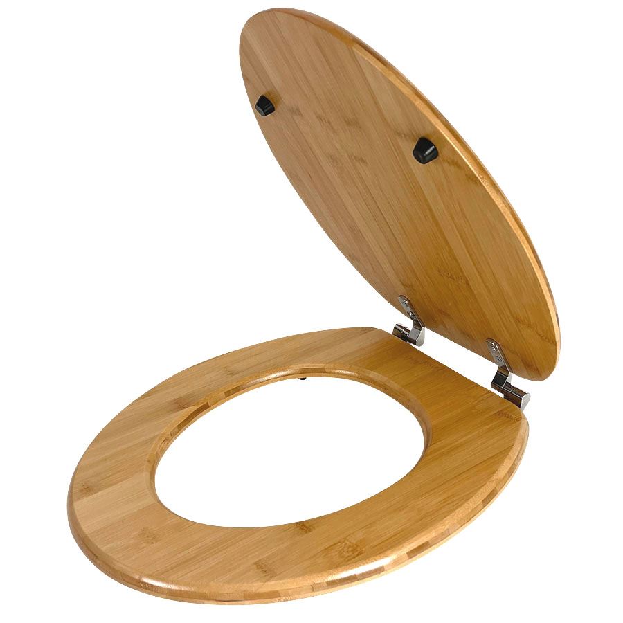 WC-Sitz aus Bambusholz