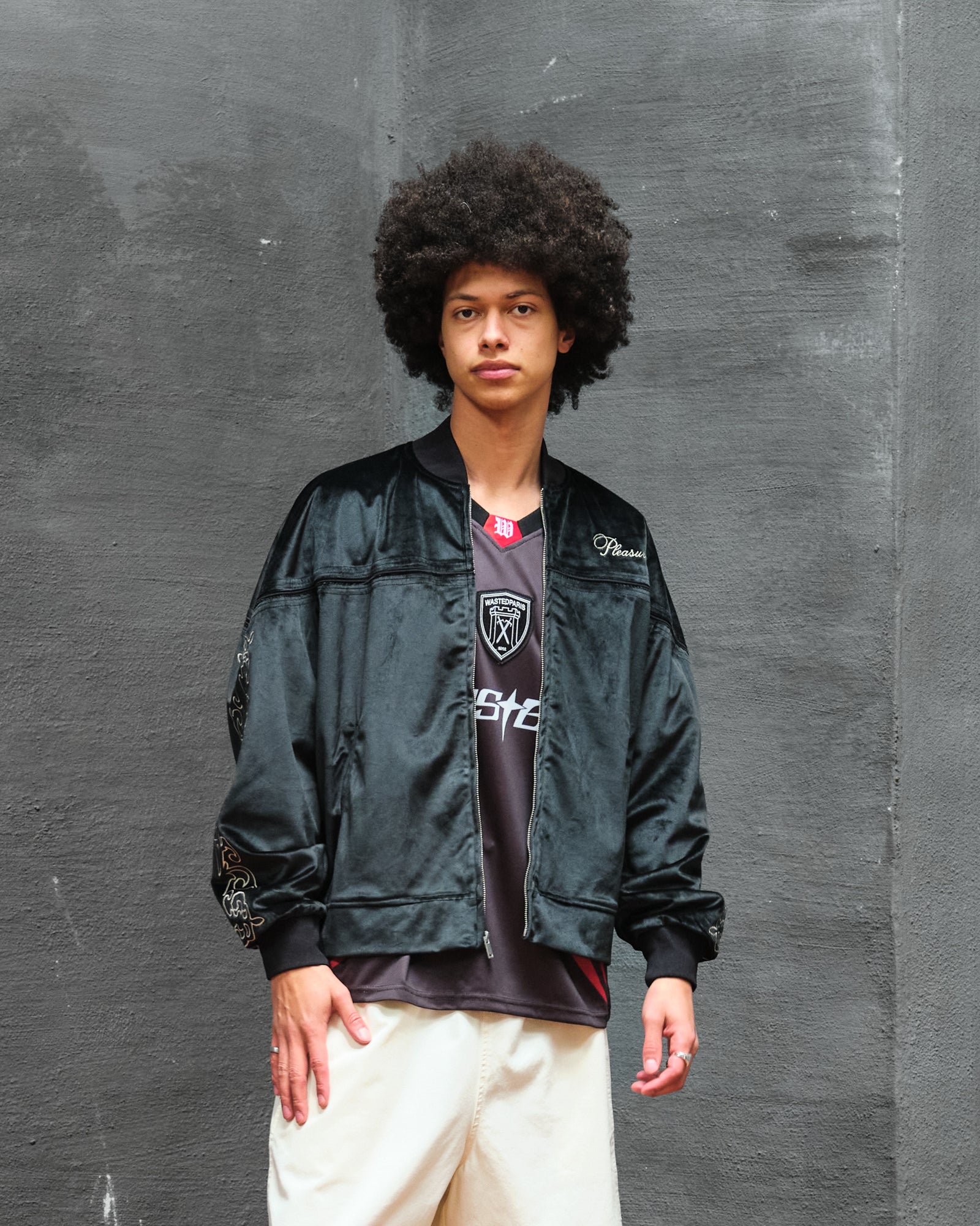 Pleasures<br>Unquote Velour Jacket