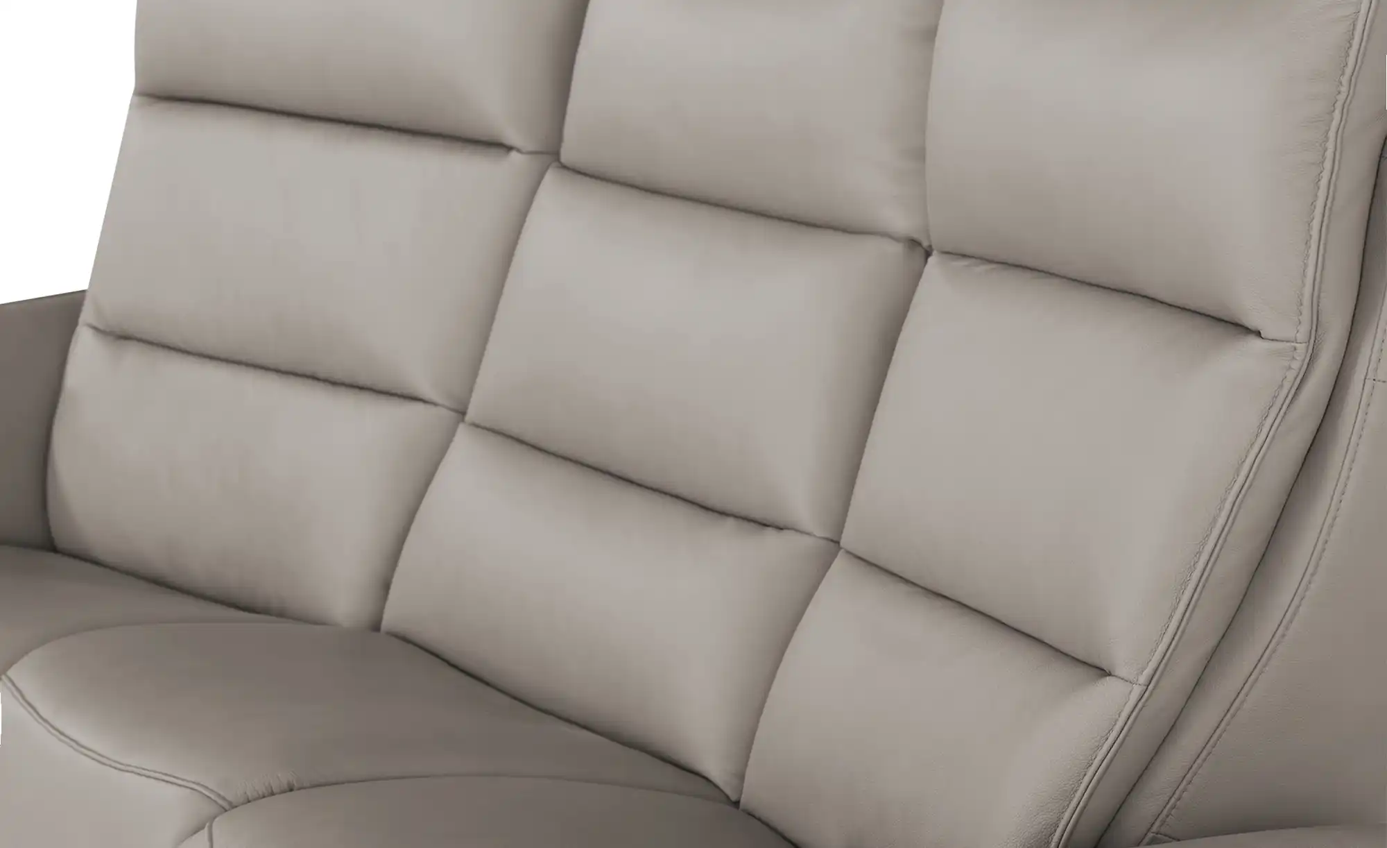Hukla Trapezsofa aus Leder Corvina