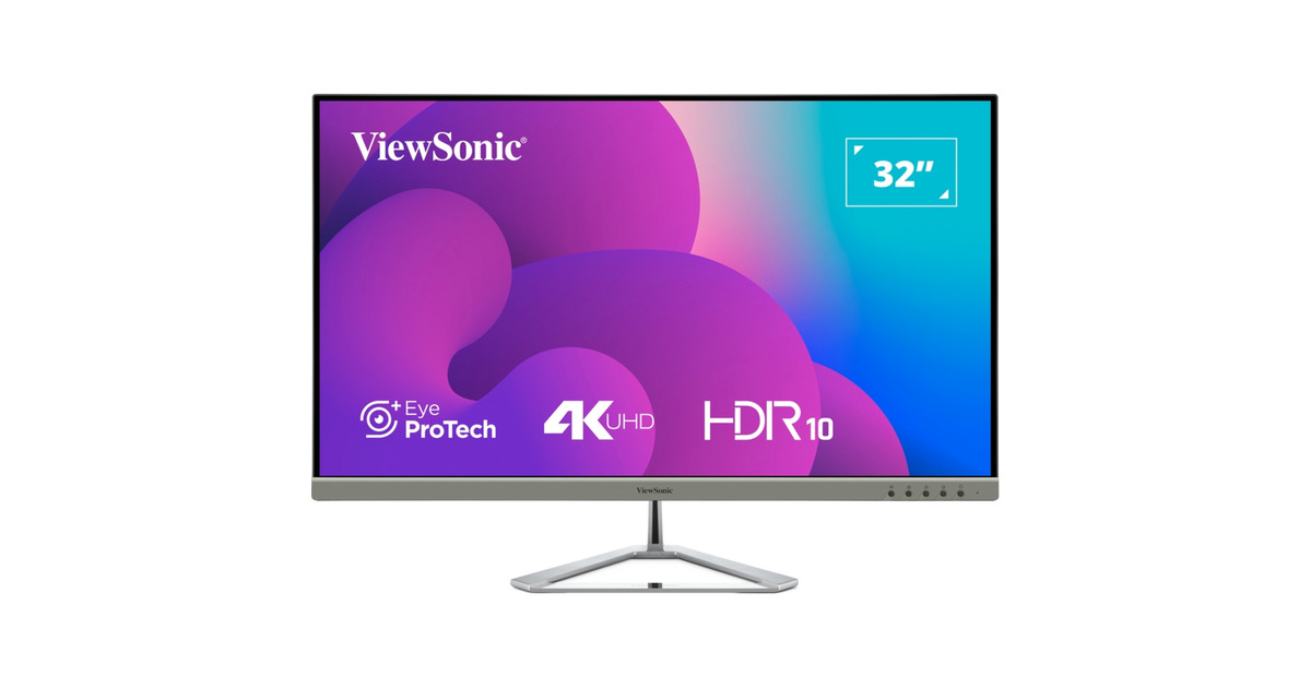 ViewSonicVX3276-4K-MHD-2 Frameless Entertainment Monitor 32