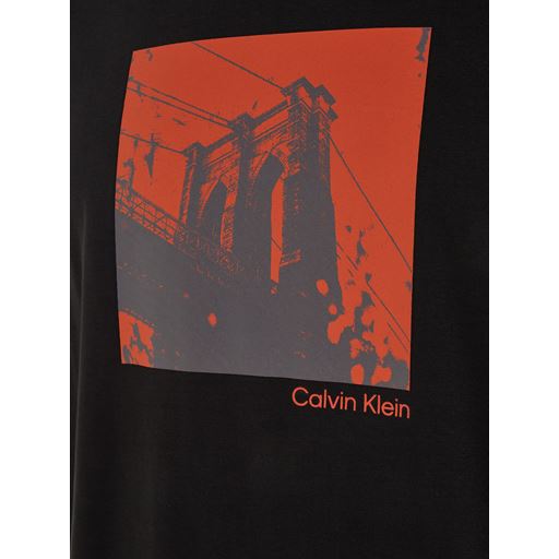 Calvin Klein Photo Print T-shirt, Sort, S