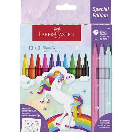 Faber-Castell Felt-Tip Unicorn tuscher 13 pak