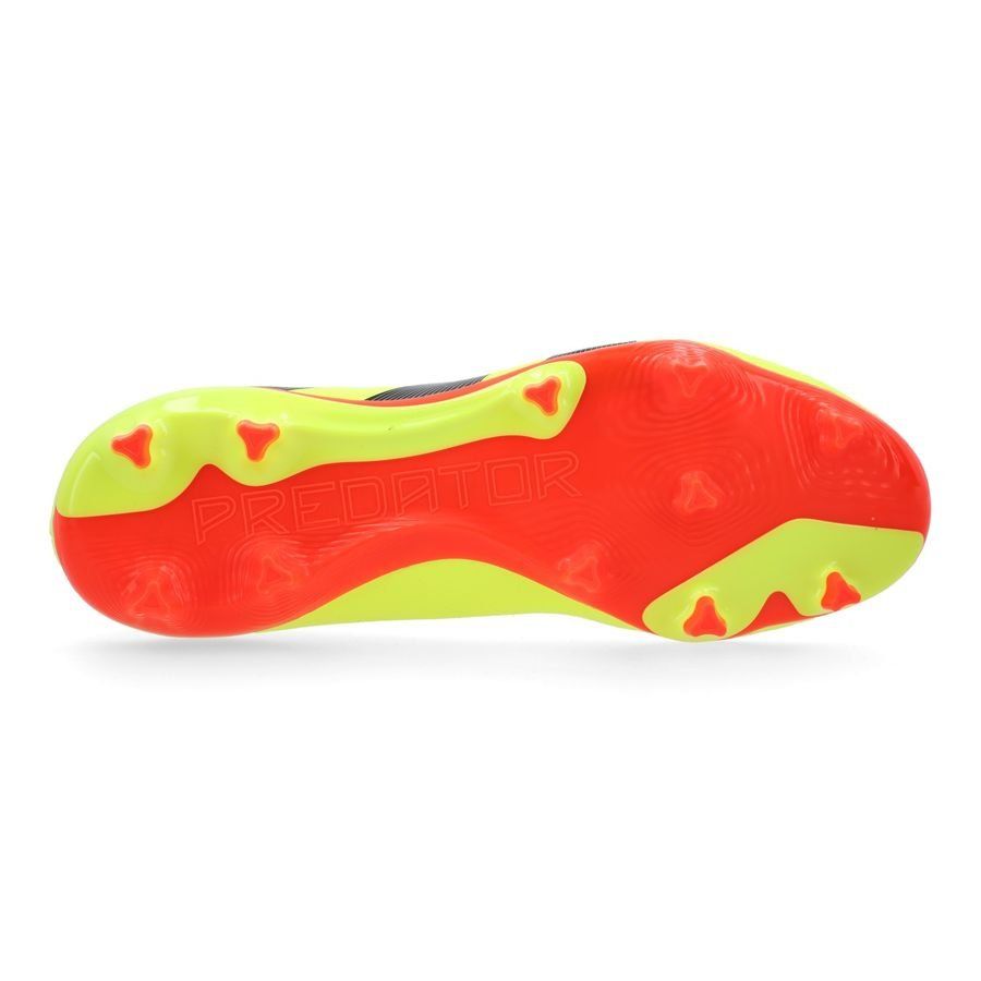 adidas Predator League FG Energy Citrus - Jaune/Noir/Rouge