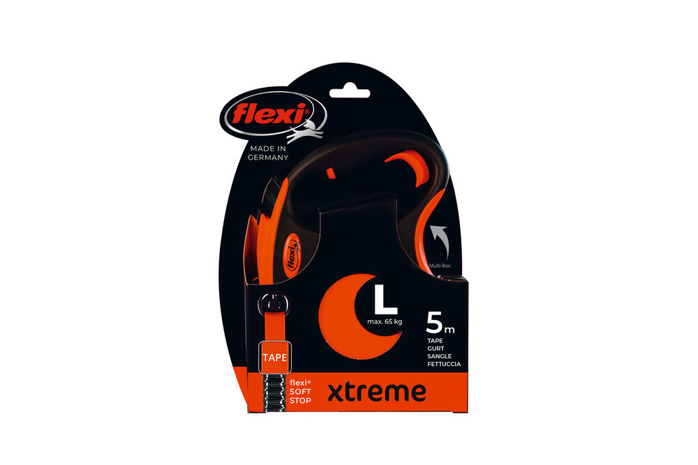 Flexi Xtreme Tape - Rollijn - Hondenriem - XS - 300 cm