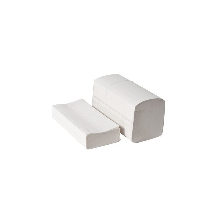 Handdoek papier 32x21cm interfold cellulose 2laags 9988345 T6 3200stuks (60940452)