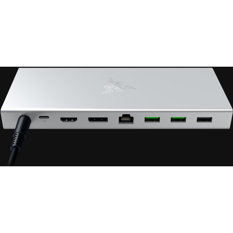 Razer USB 4 Dock USB Type-C 10000 Mbit/s Argent