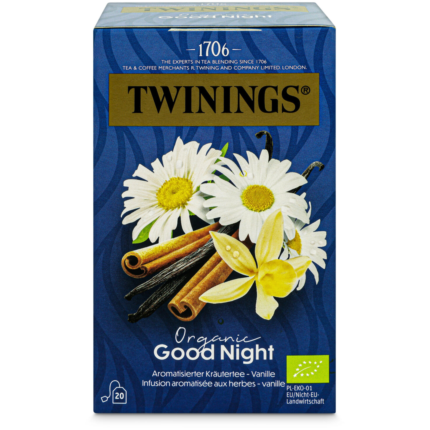 Twinings Bio aromatisierter Kräutertee Vanille 20 Beutel