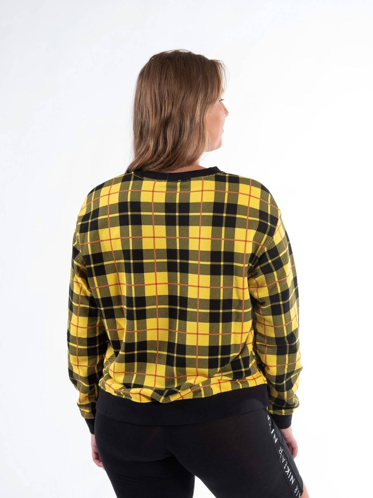 Sportswear Crew Flc Plaid