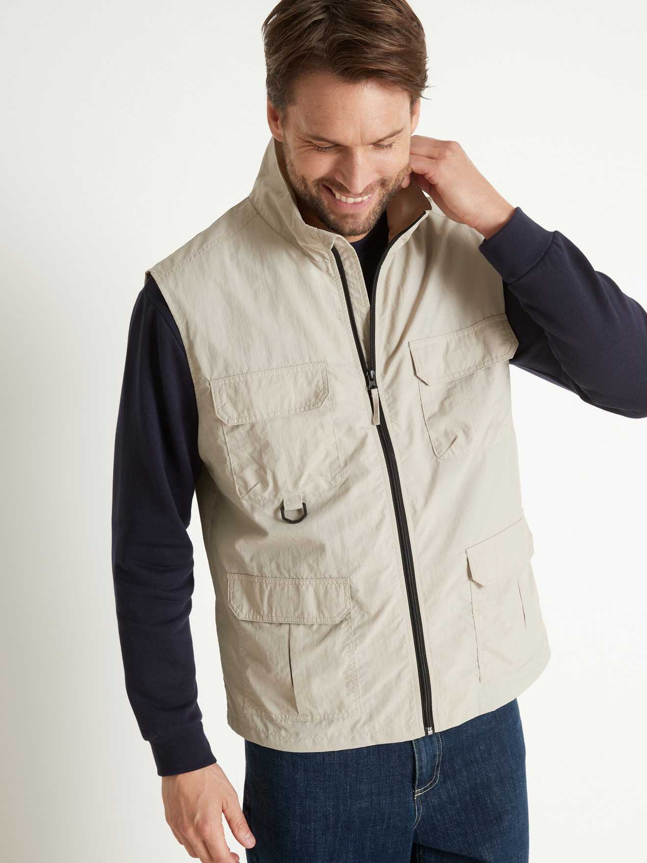 Blouson sans manches multipoches