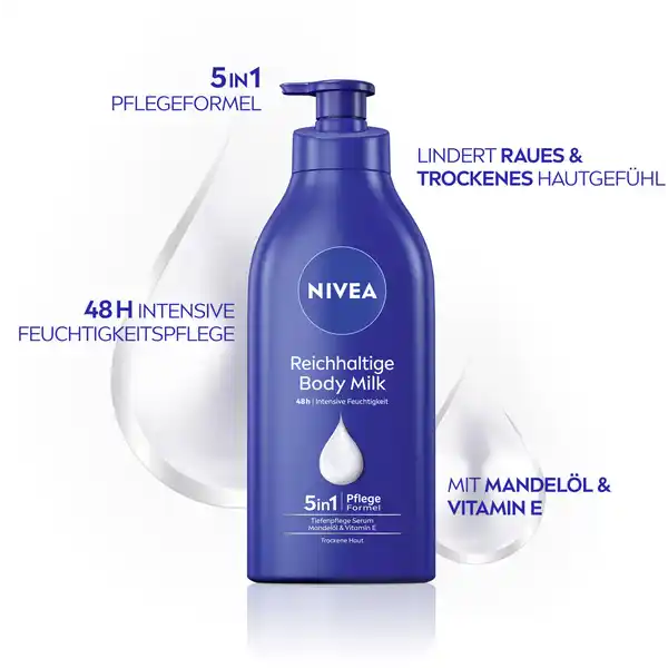 Body Milk mit Pumpspender