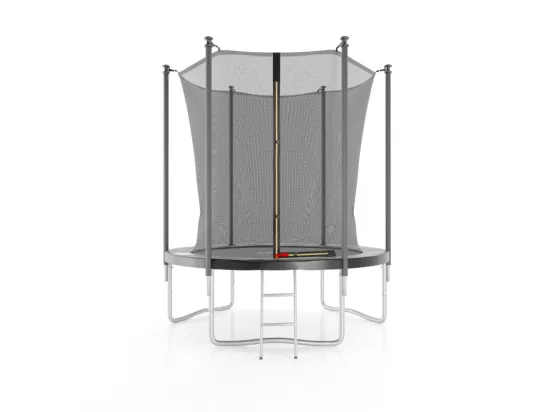 Trampoline de jardin ø185 cm / 6FT avec Filet intérieur, Matelas de protection et Echelle
