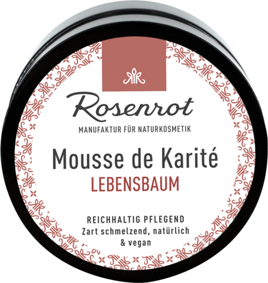 Rosenrot  Mousse de Karité Lebensbaum, 100 ml