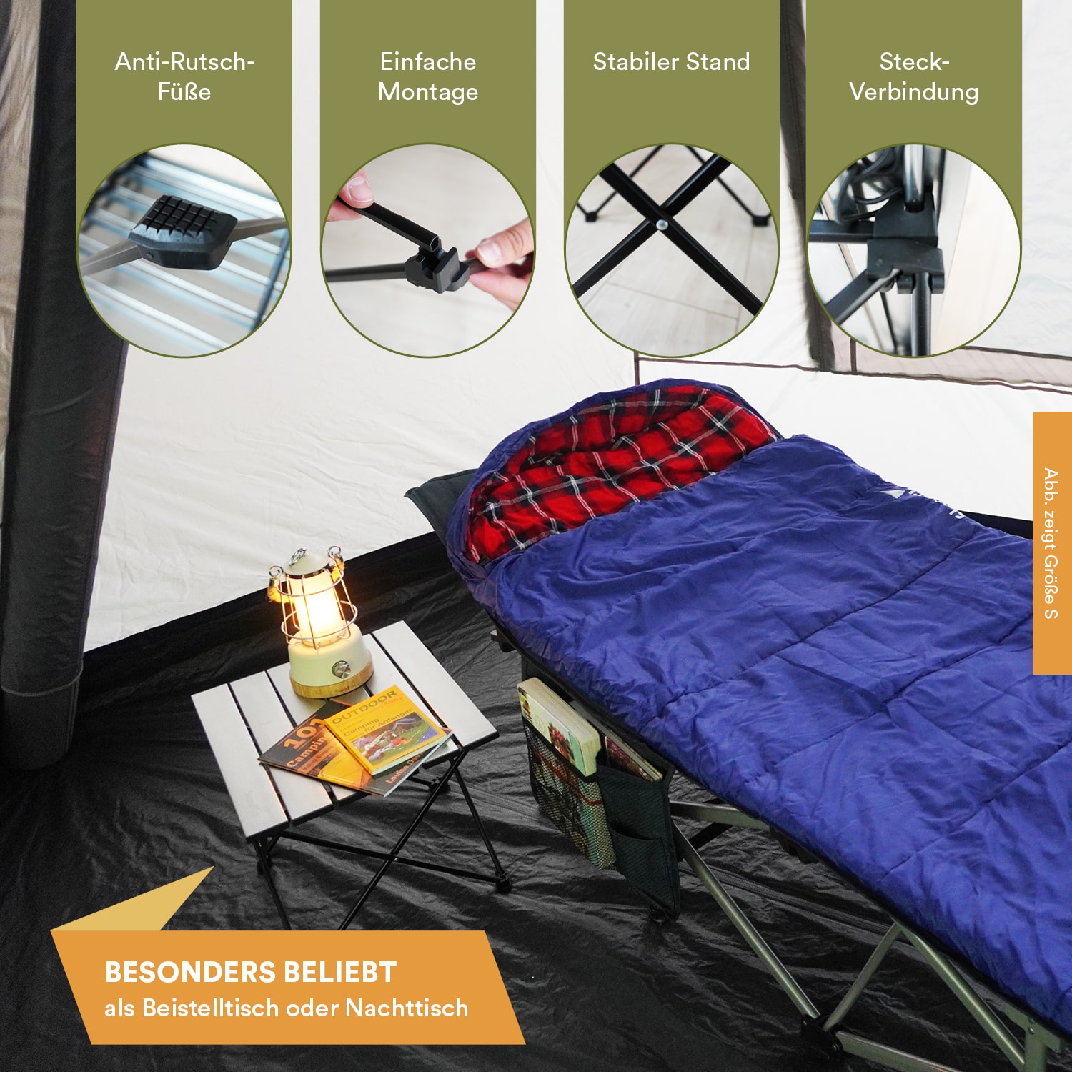 Skandika Ruka M Aluminium Campingtafel