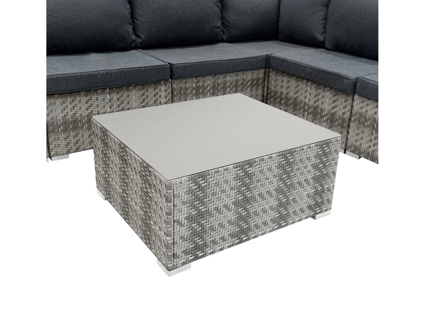 Marielle Rotan Modulaire 7-delige Meubelset - Grijs