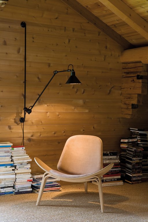DCW éditions Lampe Gras N214 wandlamp zwart