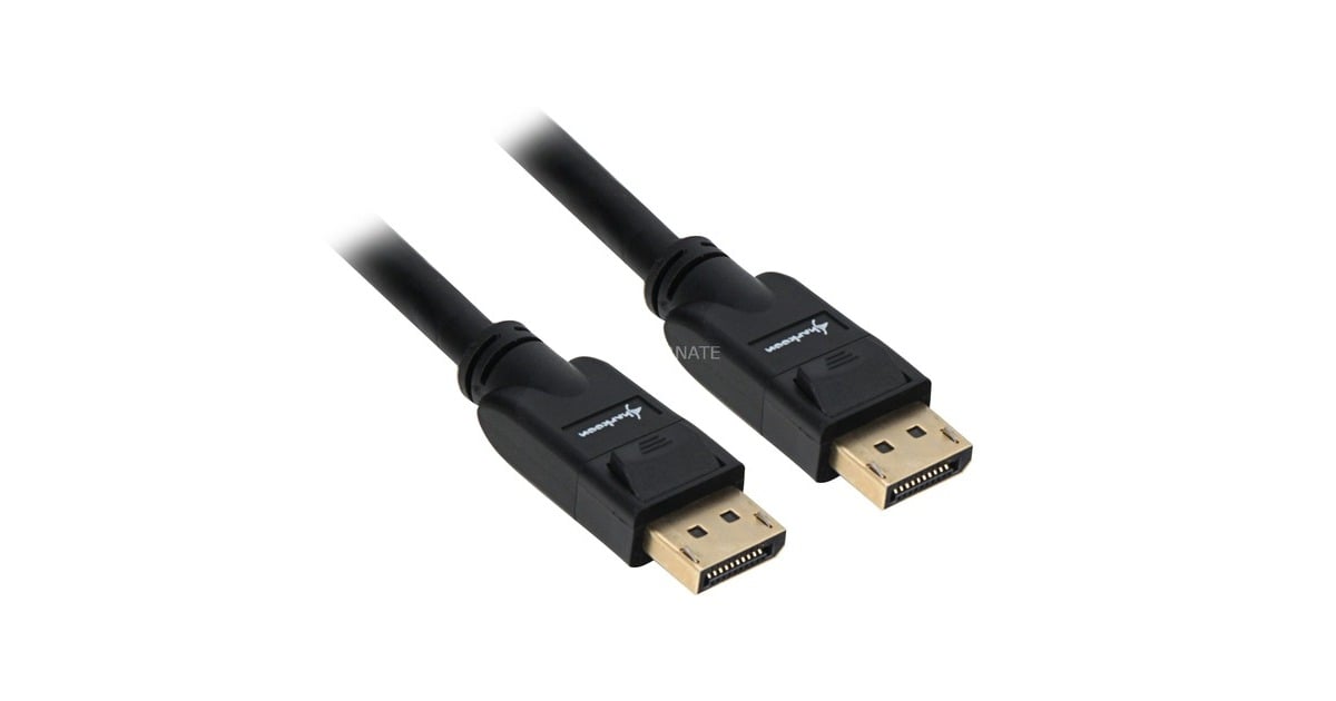 SharkoonDisplayPort 1.3 kabel  (Zwart, 2 meter, 4K)