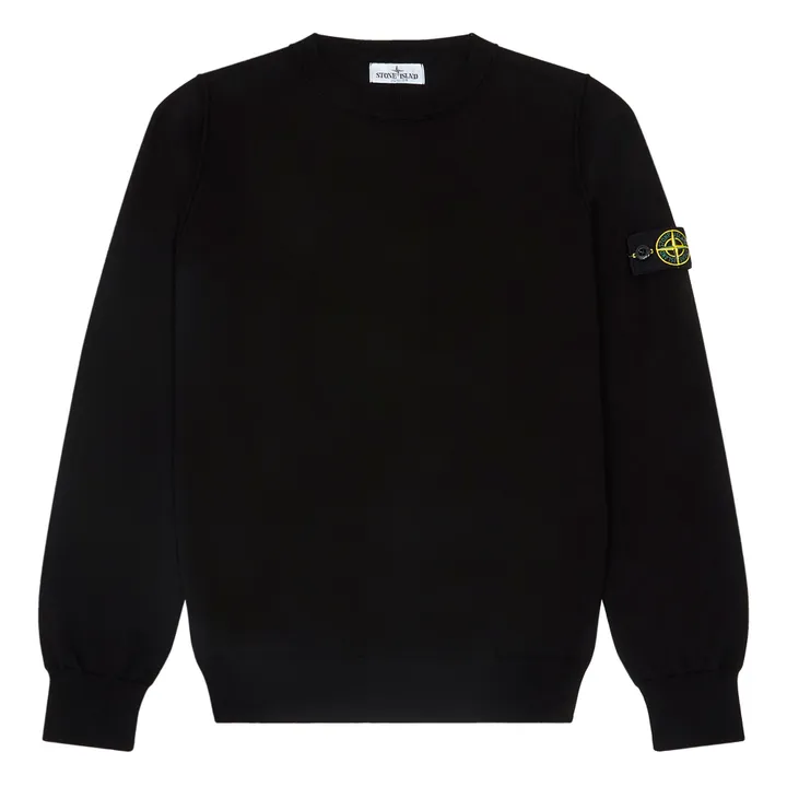 Stone Island Pull Logo | Noir