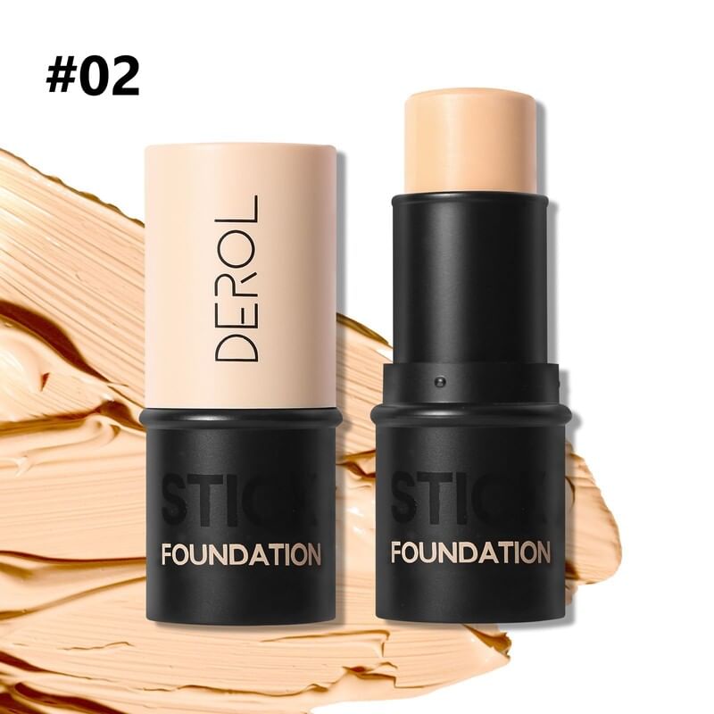 DEROL - Lichtgewicht matte multifunctionele foundation stick - #01-#03