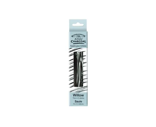 Willow charcoal thin 3pcs