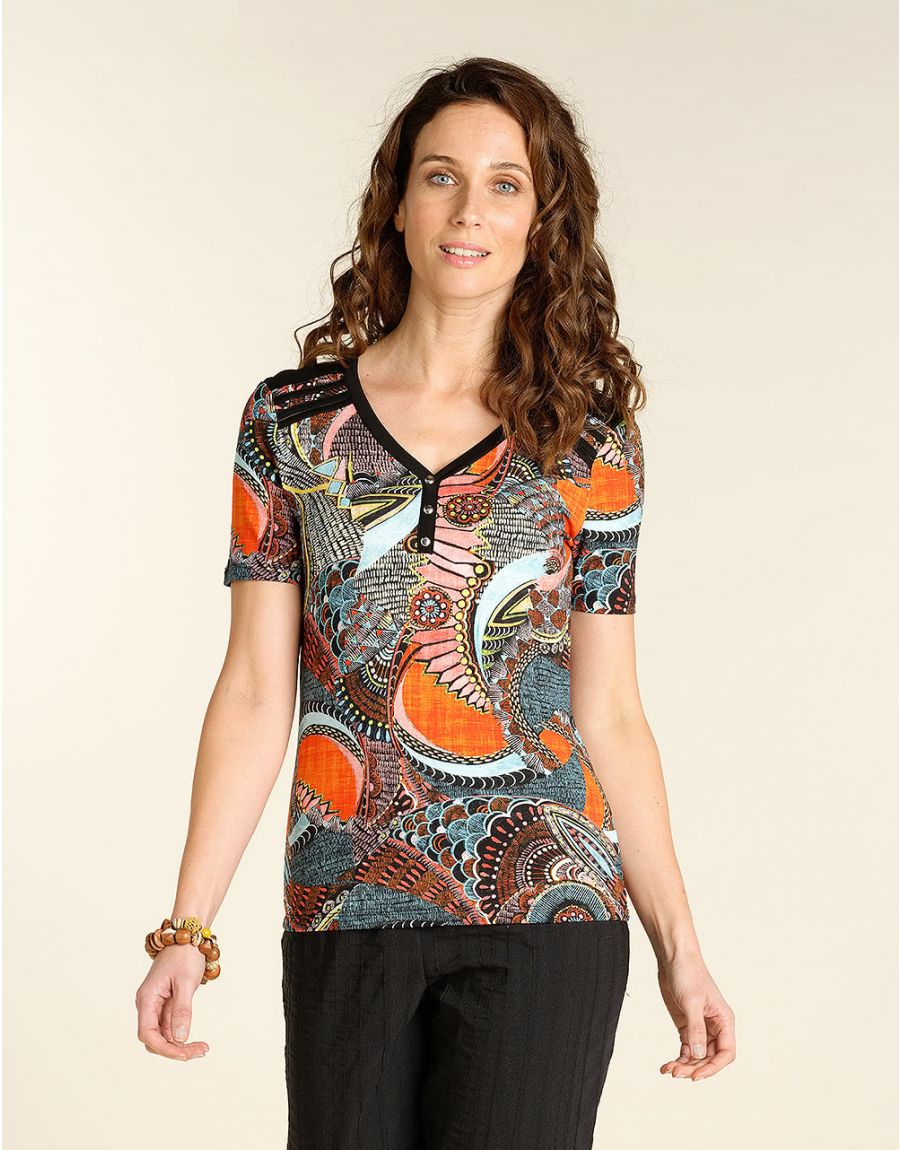 T-shirt jersey imprimé