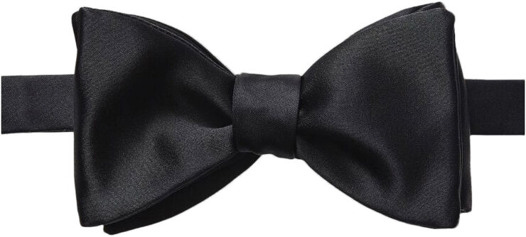 ETON Black Bow Tie - Ready Tied Sort