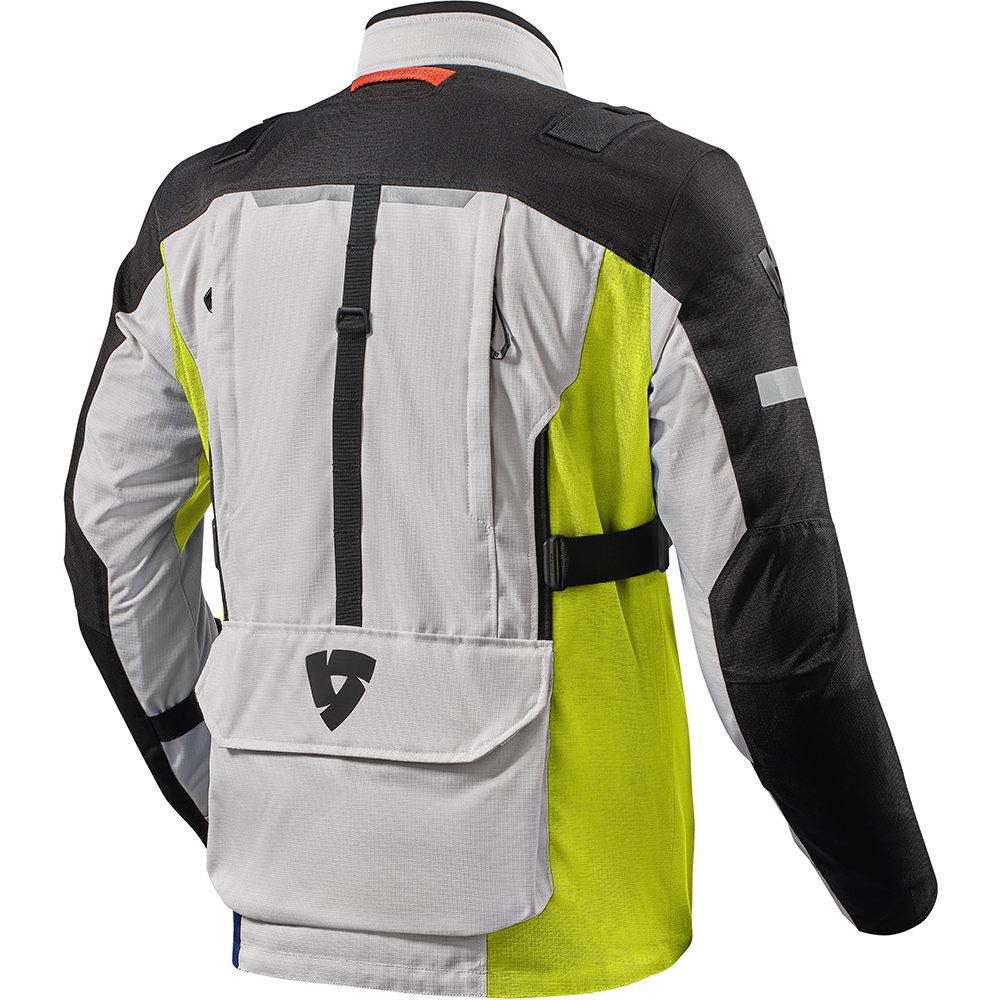 Rev'it - Veste Sand 4 H2O Gris Clair / Noir / Jaune fluo