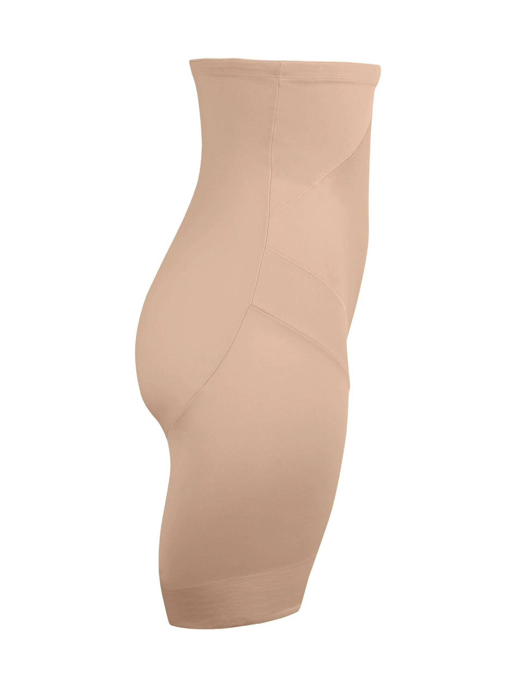 Warm beige - Miraclesuit - Dijen afslankende shapewear-short met hoge taille
