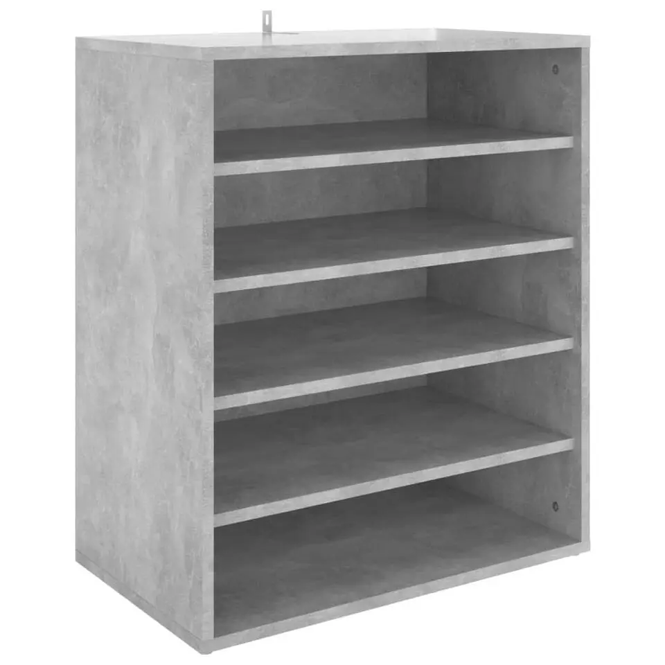 vidaXL - Schoenenkast - Grijs - Bewerkt hout - 60 x 35 x 70 cm