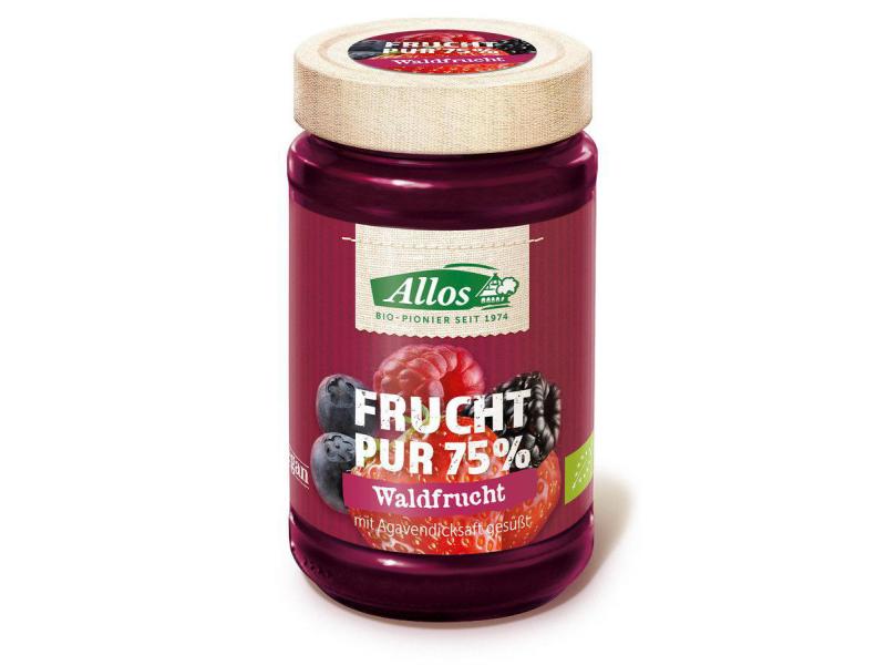 Allos Bio Fruchtaufstrich Waldfrucht Glas 250 g Fruchtaufstrich Waldfrucht