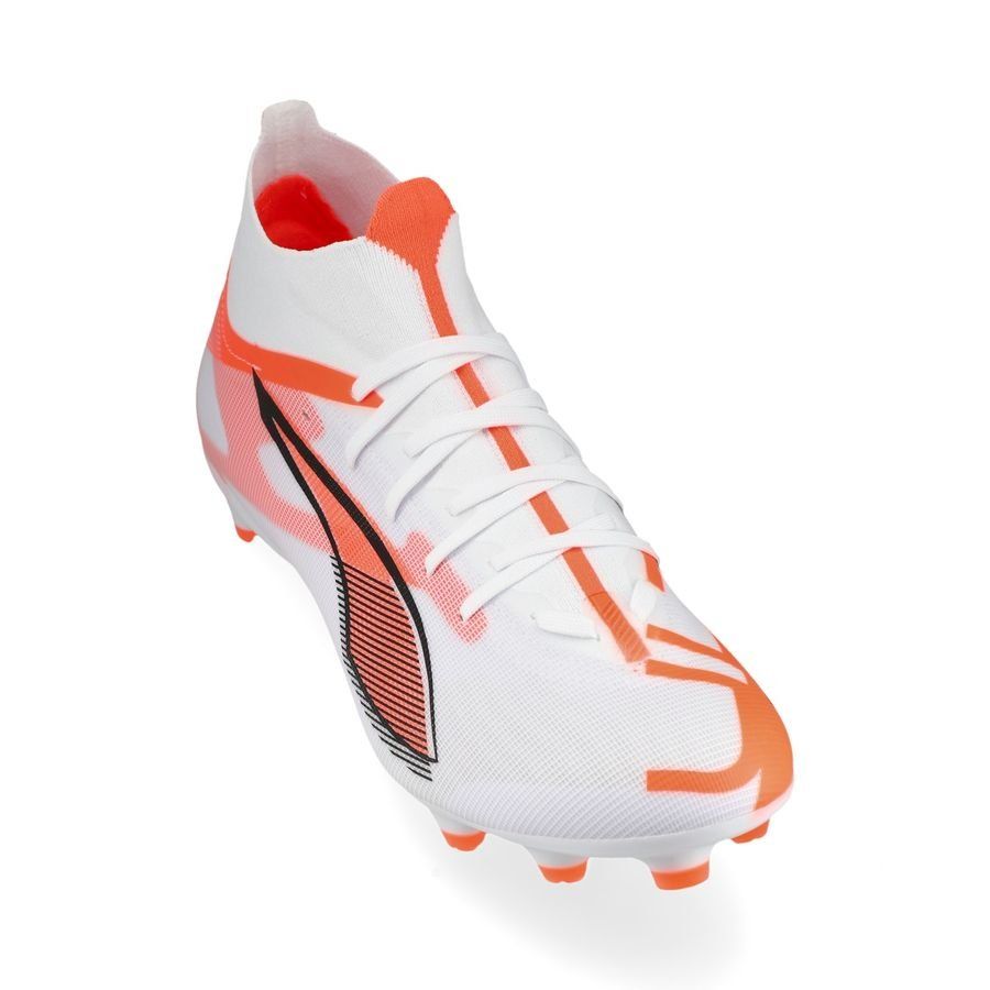 PUMA Ultra 5 Match   FG/AG Unlimited - Blanc/Noir/Glowing Red