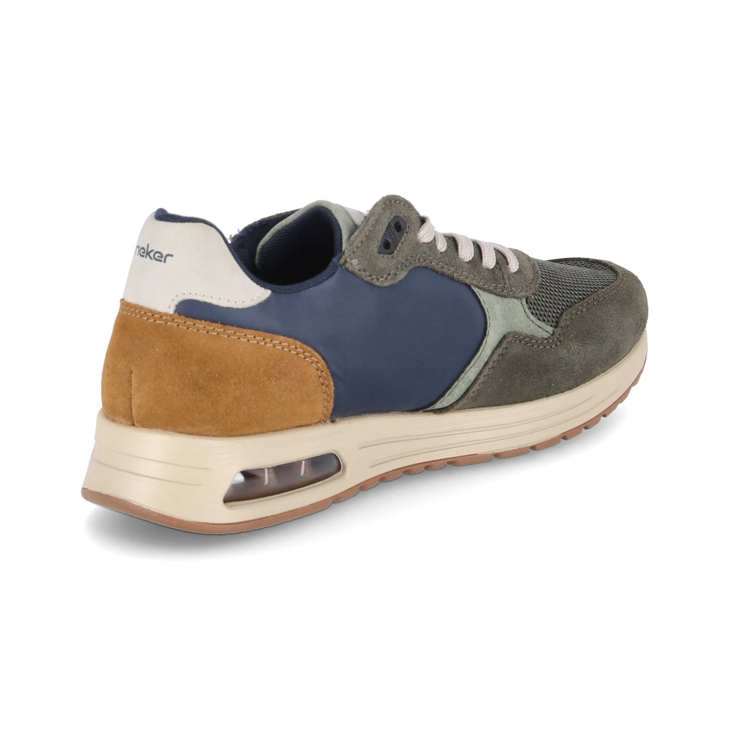 Rieker Low Sneaker - grün kombi