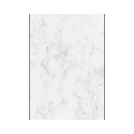 Sigel Marmorpapier Mamor grau A4 90g, 25 Blatt