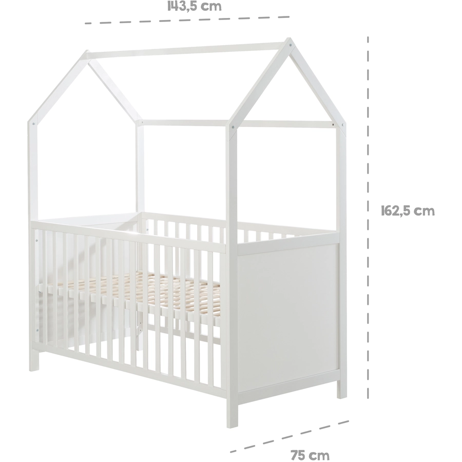 roba Hausbett 70 x 140 cm weiß