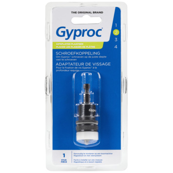 Gyproc schroefkoppeling voor gipsplaten