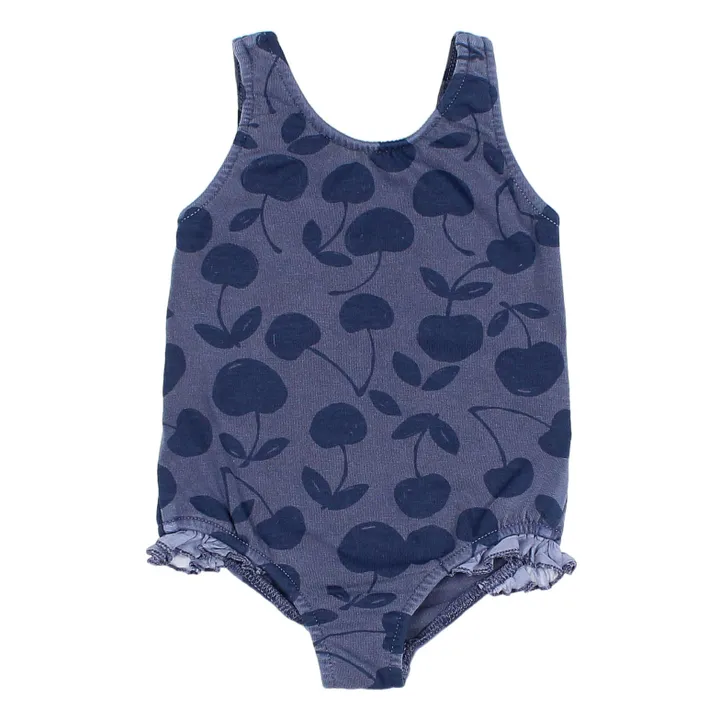 Búho Maillot 1 Pièce Cerises Bébé | Bleu