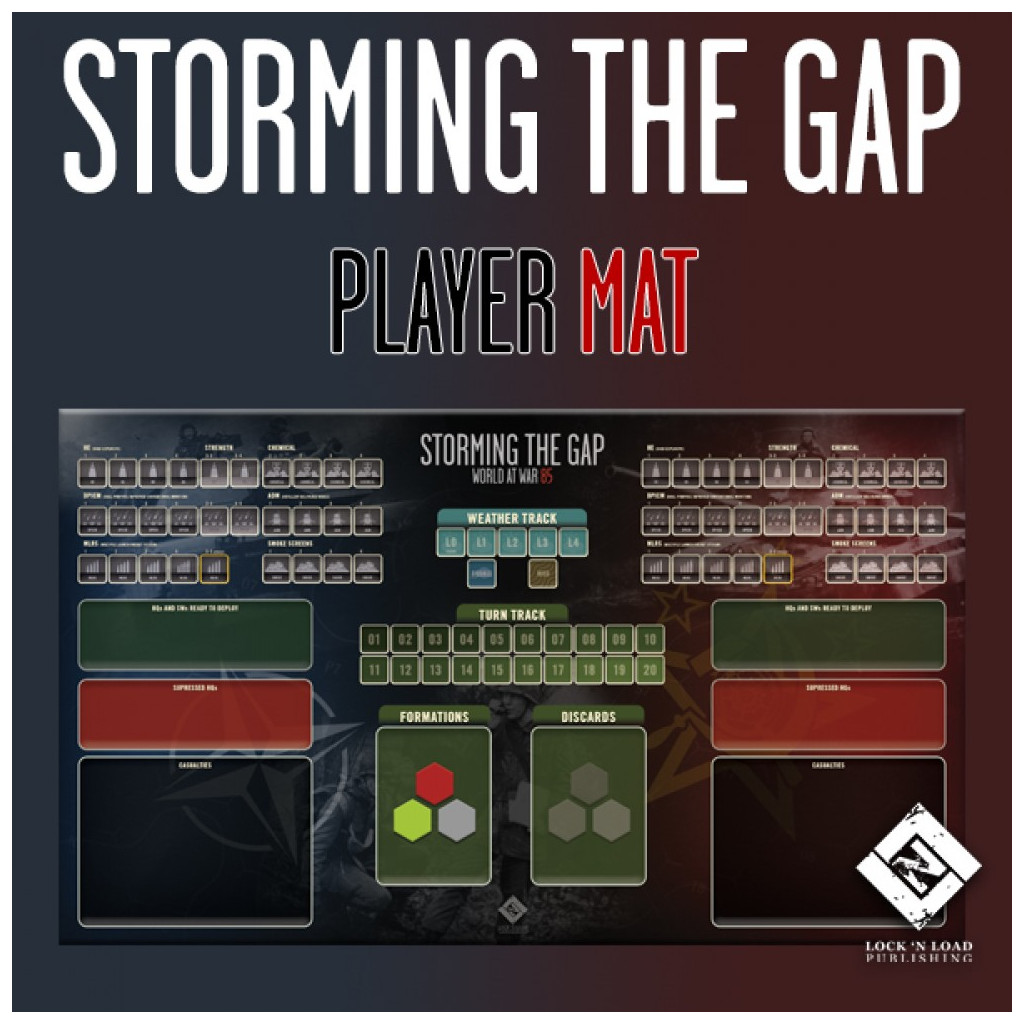 World at War 85 - Storming the Gap - Player Mat