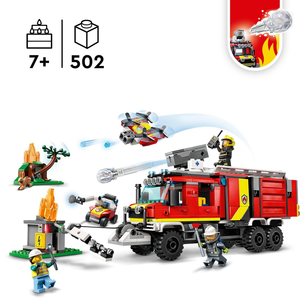 LEGO City 60374 Feuerwehr-Einsatzfahrzeug Spielzeug
