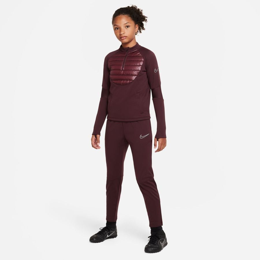 Nike Bas de Survêtement Therma-FIT Academy KPZ Winter Warrior - Bordeaux/Argenté Enfant