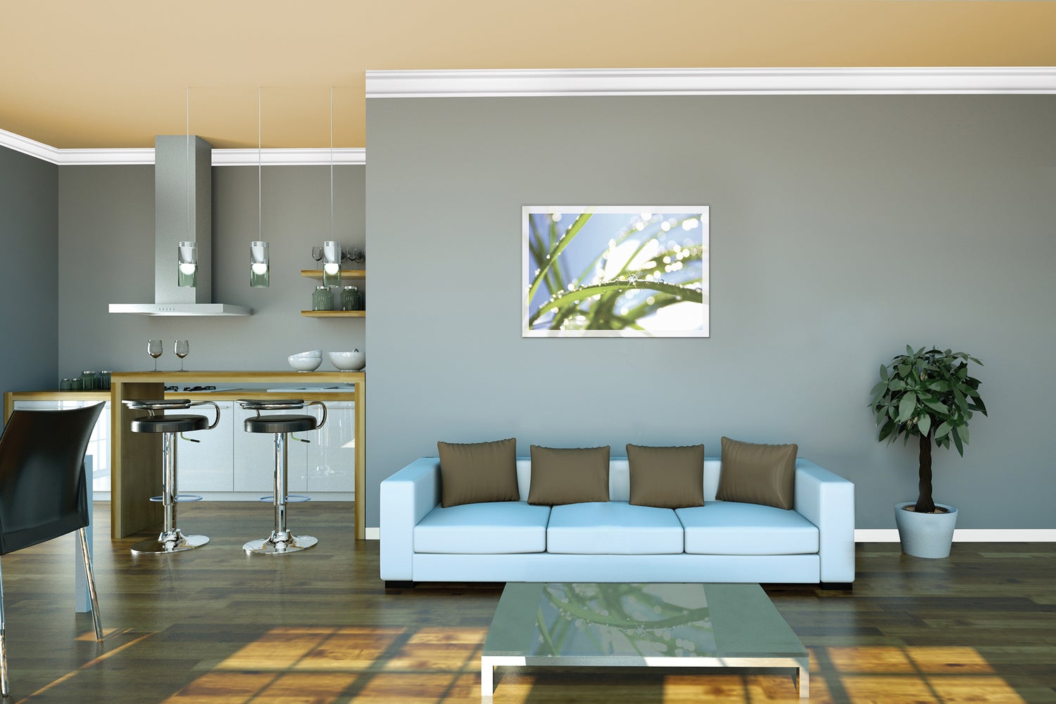 Decoratieve strip A 10 (70 x 70 mm), lengte 2 m