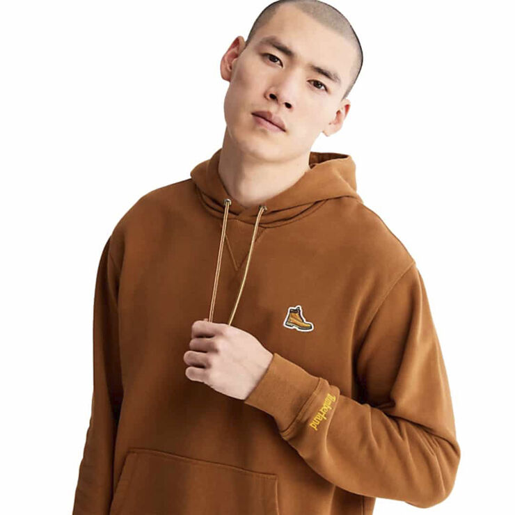 TIMBERLAND boost logo hoodie Brown