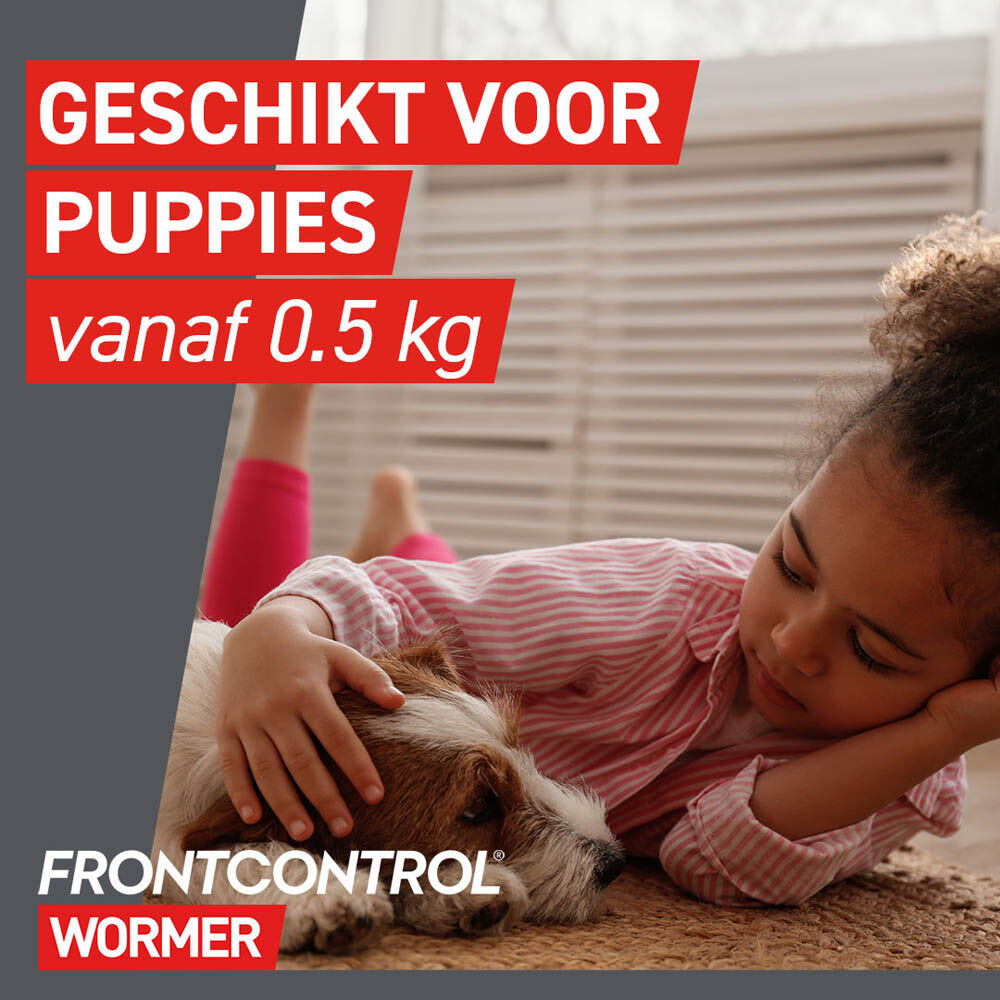 Frontcontrol Wormer Hond XL - Ontwormingsmiddel - 2 Stuks - XL