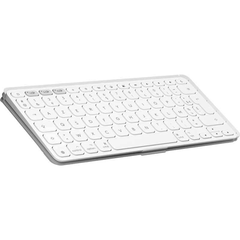 Logitech 920-013007 clavier pour tablette AZERTY Français Bluetooth Blanc
