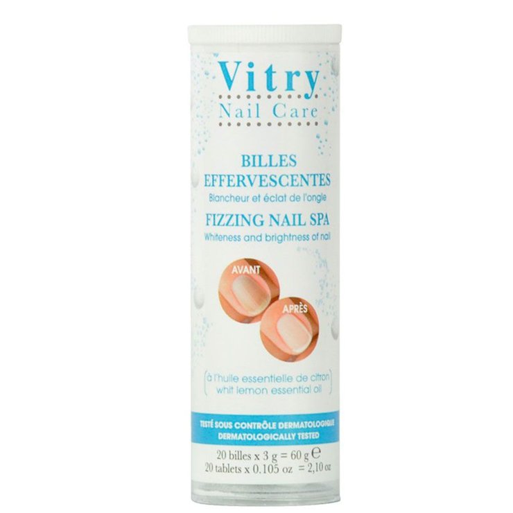 Blancheur Et Eclat De L'ongle 20 Billes Effervescentes Vitry